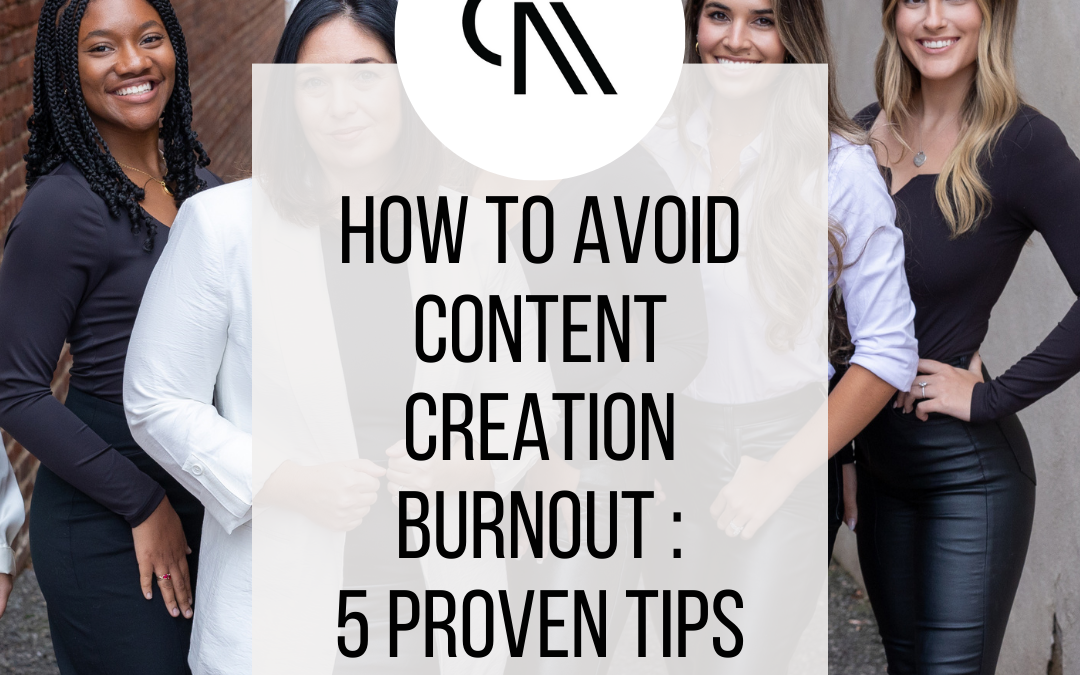 How To Avoid Content Creation Burnout : 5 Proven Tips