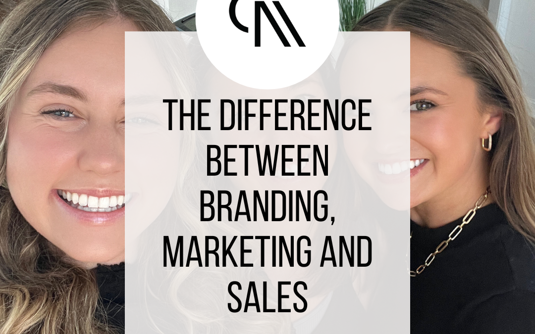 What’s the difference between branding, marketing, and sales?