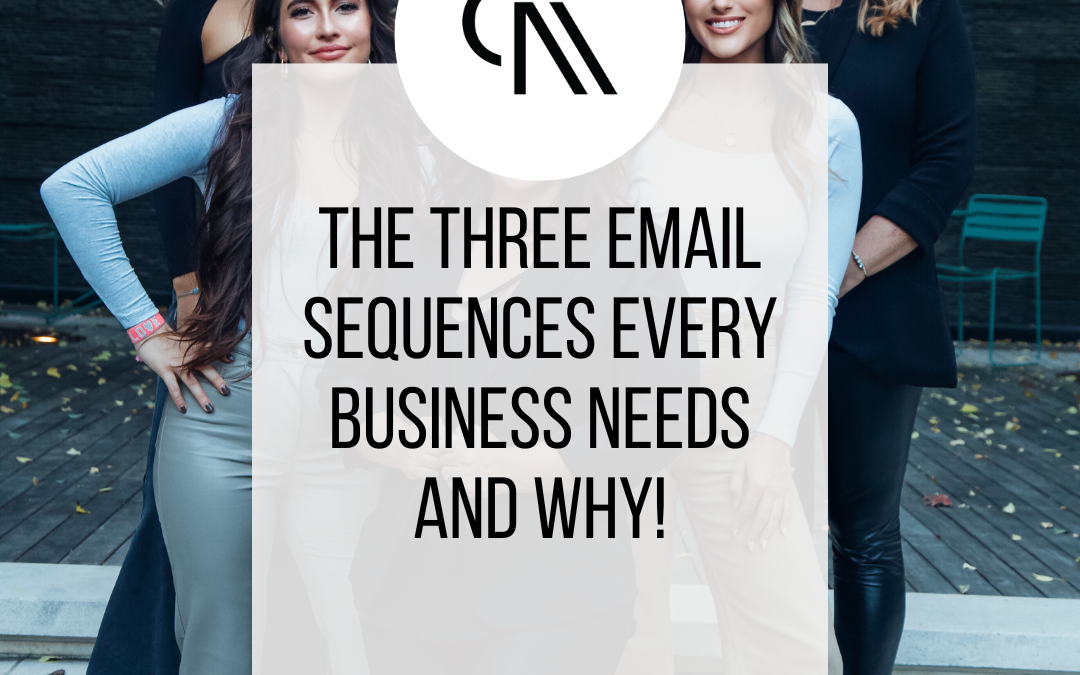 The Three Email Sequences Every Business Needs and WHY!